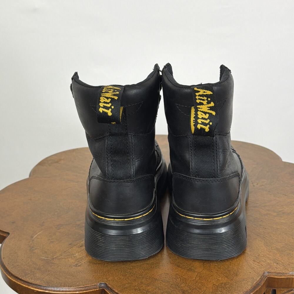 Dr. Martens Black Tarik Utility Boots Lace Up Speed Hooks Unisex Womens 8 Mens 7 - Picture 6 of 8